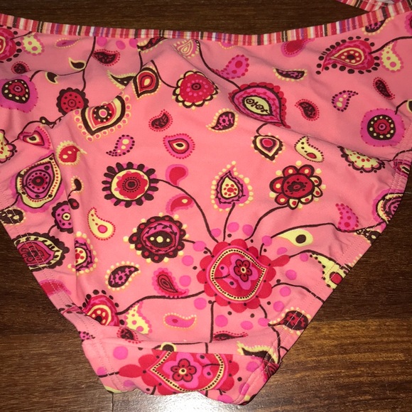 Water Girl pink print bikini from Title 9 - Picture 3 of 5